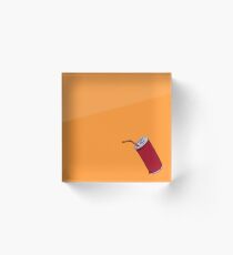 Cool Kids Kola- Mustard Yellow Acrylic Block