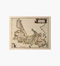 Map Of The Isle Of Skye 1654 Art Board