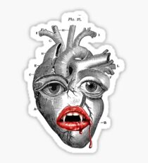 SAVAGE´S HEART. (Organs collection.) Sticker