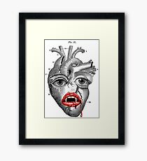 SAVAGE´S HEART. (Organs collection.) Framed Print