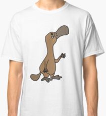 Funny Duck-billed Platypus Cartoon Classic T-Shirt