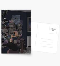 Conspiracy Theorist- Redrawn Postcards