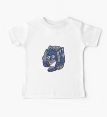 gargoyle blue monster skull Baby Tee