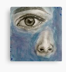 Eye/Nose Metal Print