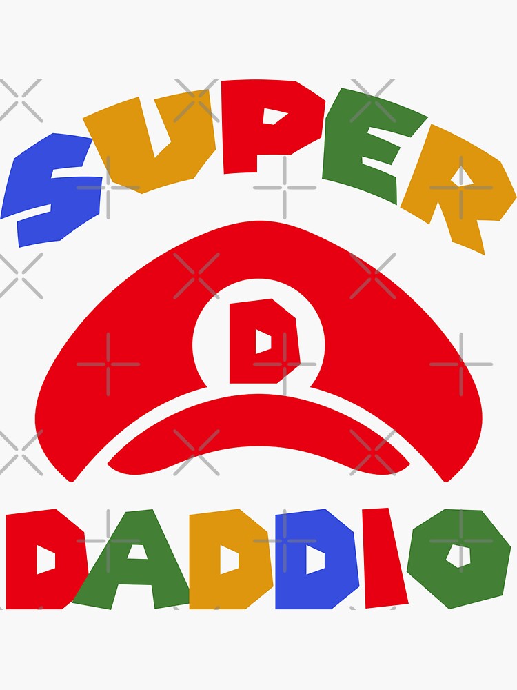 Super Daddio Sticker By Mill8ion Redbubble