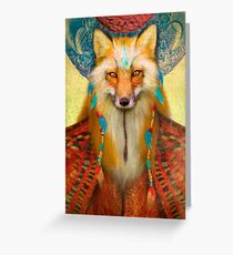 Wise Fox Greeting Card