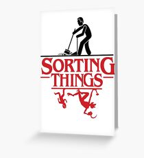 Sorting Things - Jordan B Peterson T Shirt Greeting Card