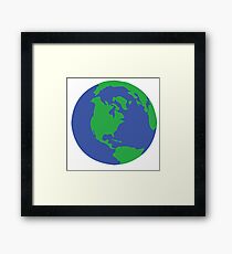 Earth Framed Print