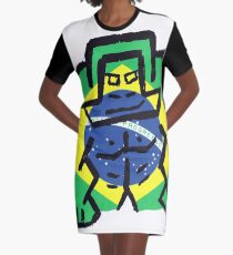 Brasilien - Weltmeisterschaft T-Shirt Kleid