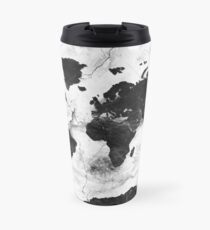 Weltkarte aus Marmor Thermobecher
