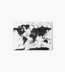 world map marble Art Board