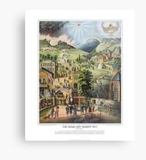 The Broad and the Narrow Way - 1883 English Edition Metal Print
