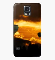 Hot Air Balloons Through the Clouds Case/Skin for Samsung Galaxy
