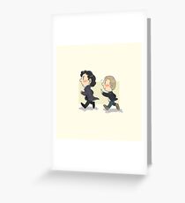 HOLMES WATSON S1 Greeting Card