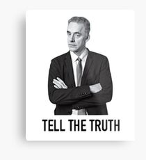 Jordan Peterson: "Sag die Wahrheit" Metallbild