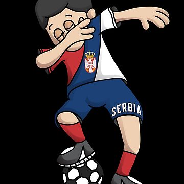 : Dabbing Soccer Boy Serbia Jersey Shirt - Serbian Football :  Clothing, Shoes & Jewelry