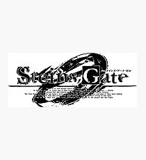 Steins;Gate 0 Logo Photographic Print