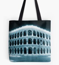blue day...white building Tote Bag