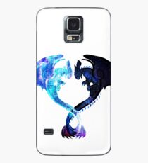 Cœur de dragon (fureur sans dents et légère) Coque et skin Samsung Galaxy
