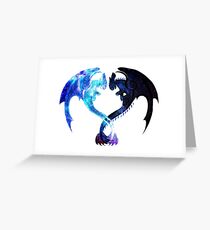 Dragon Heart (Toothless and Light Fury) Greeting Card