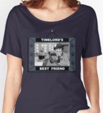 Timelord's Best Friend (Black & White) Women's Relaxed Fit T-Shirt