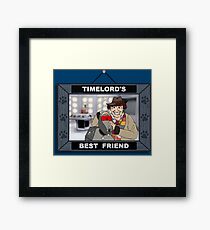 Timelord's Best Friend (Color) Framed Print