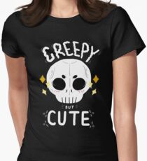 Gruselig aber süß Tailliertes T-Shirt für Frauen