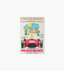Peach Beach Grand Prix Art Board