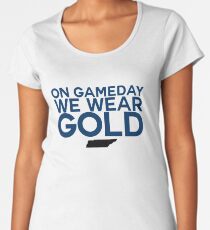 On Gameday We Wear Gold - Nashville Predators Women's Premium T-Shirt