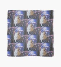 Romantic Cat Art - Moonlight Serenade Scarf