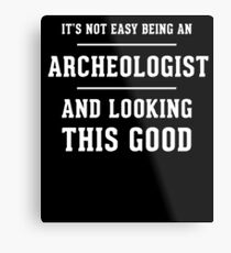 Archeologist Mom Dad Gift Metal Print
