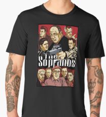 mafia the sopranos crime tv show Men's Premium T-Shirt