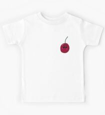 Cherry - Cherry Berry Fruit Vegan Vegetarian Pattern Kids Tee