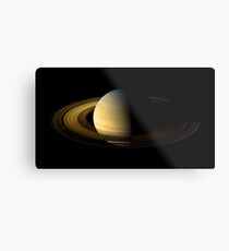 Saturn Enhanced Metal Print