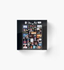 The Office US Montage Acrylic Block