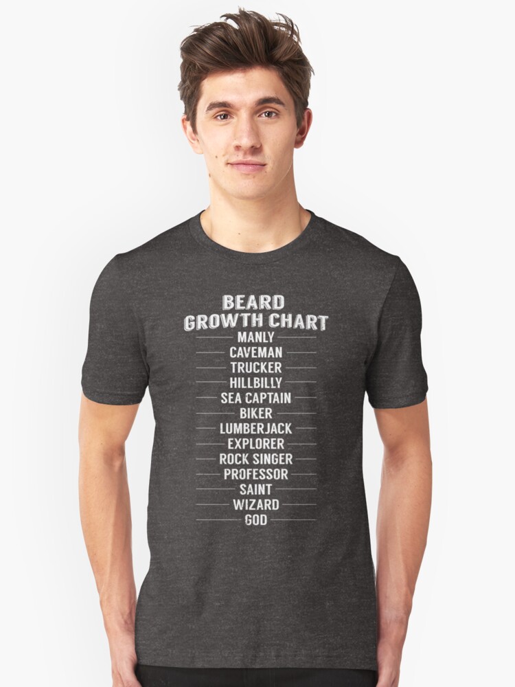 Beard Length Chart Shirt