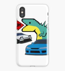 JDM dino & cars iPhone Case