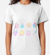 Vaporwave Kanto Badges Classic T-Shirt
