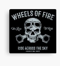 Wheels Of Fire... Canvas Print