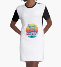 Boulders Beach, summer retro vintage Graphic T-Shirt Dress