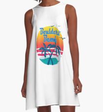 Boulders Beach, summer retro vintage A-Line Dress
