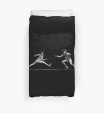 fencing Duvet Cover