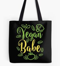 Vegan Babe Vegetarian Vegan Tote Bag
