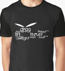 Drag Lift Thrust Weight Graphic T-Shirt