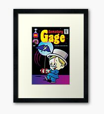 Little Horror Flicks - Sematary Gage Framed Print