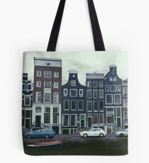 Amsterdam Street Scene Tote Bag