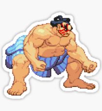 Street Fighter Alpha - E Honda Sticker