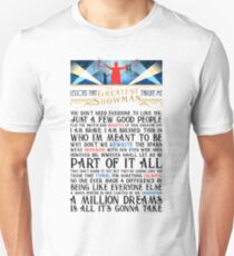 Lessons That The Greatest Showman Taught Me Unisex T-Shirt