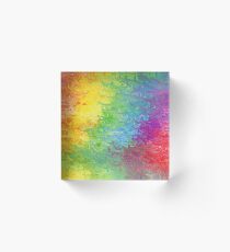 ROYGBIV Acrylic Block