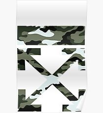 Off White Camo Poster